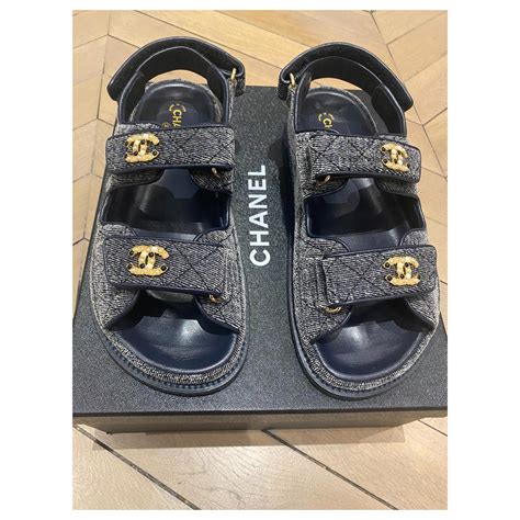 chanel dad shoe|chanel dad sandals size 35.